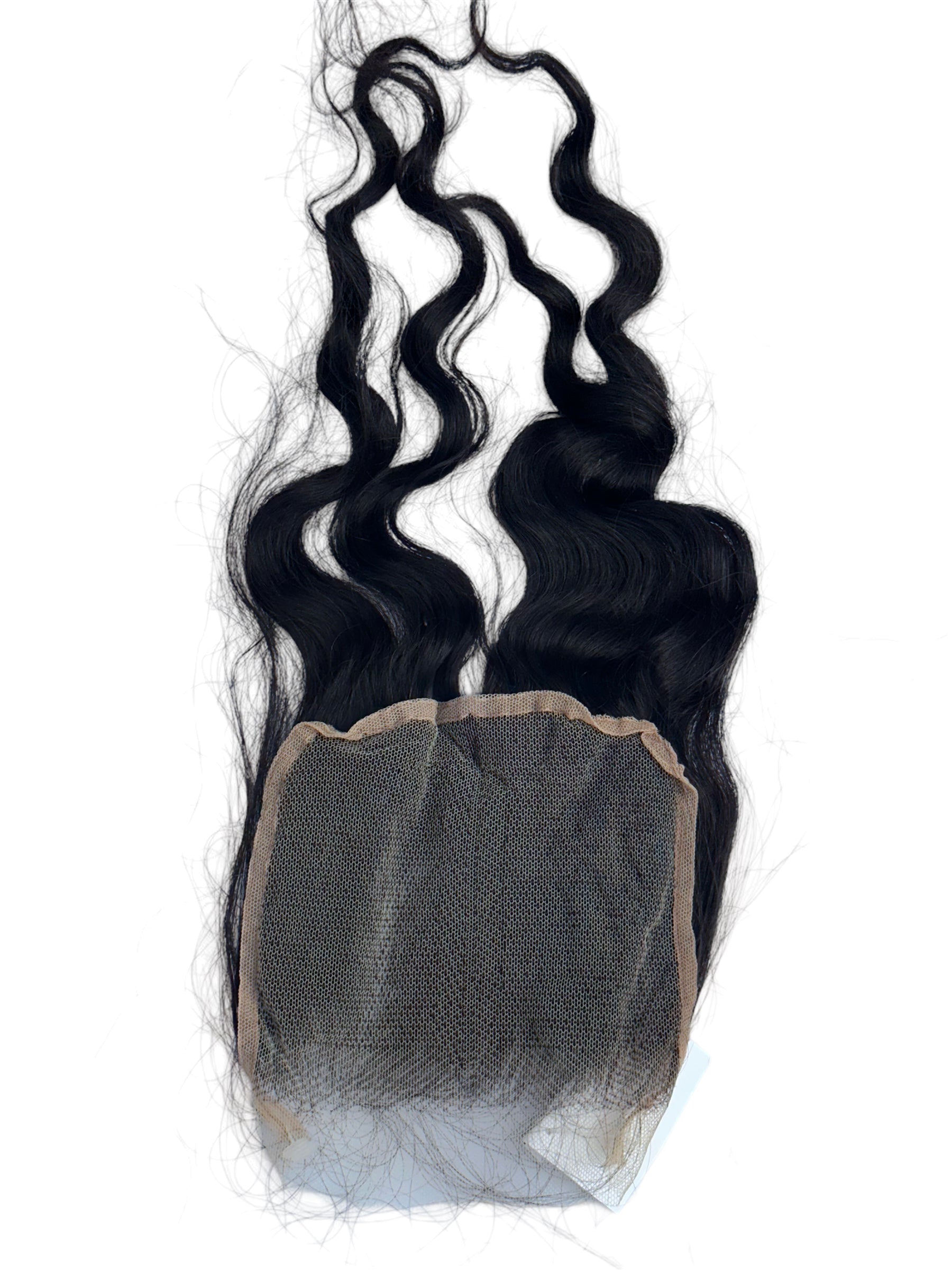 Raw Vietnamese hair closure (water wave) 5x5