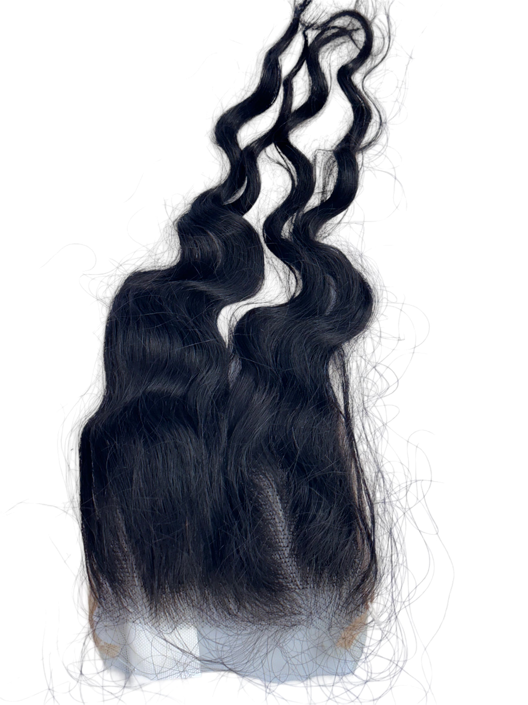 Raw Vietnamese hair closure (water wave) 5x5