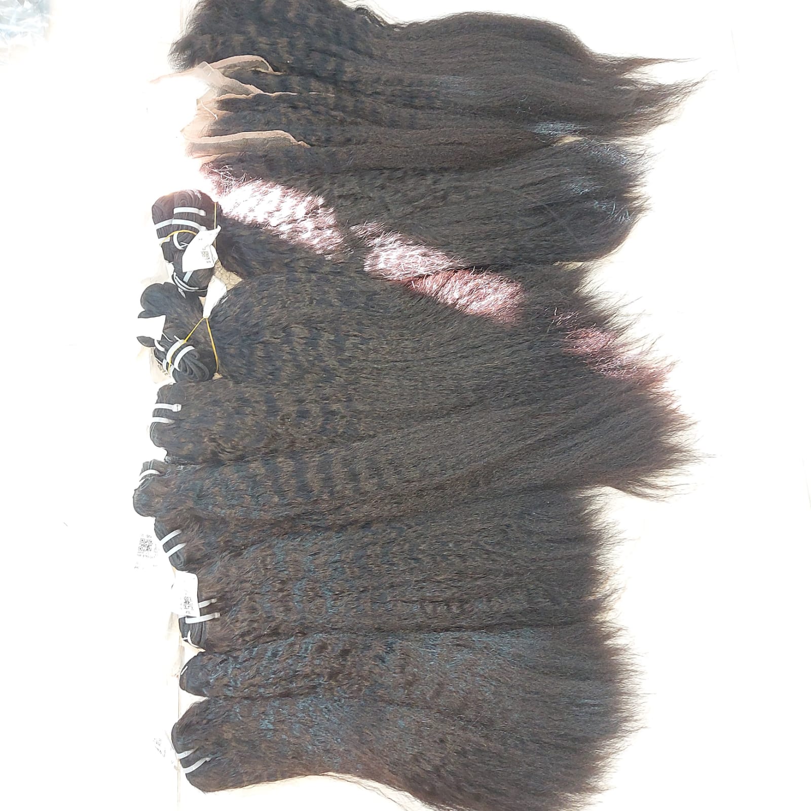 Raw Vietnamese hair, (Yaki  straight Natural) 100g per bundle