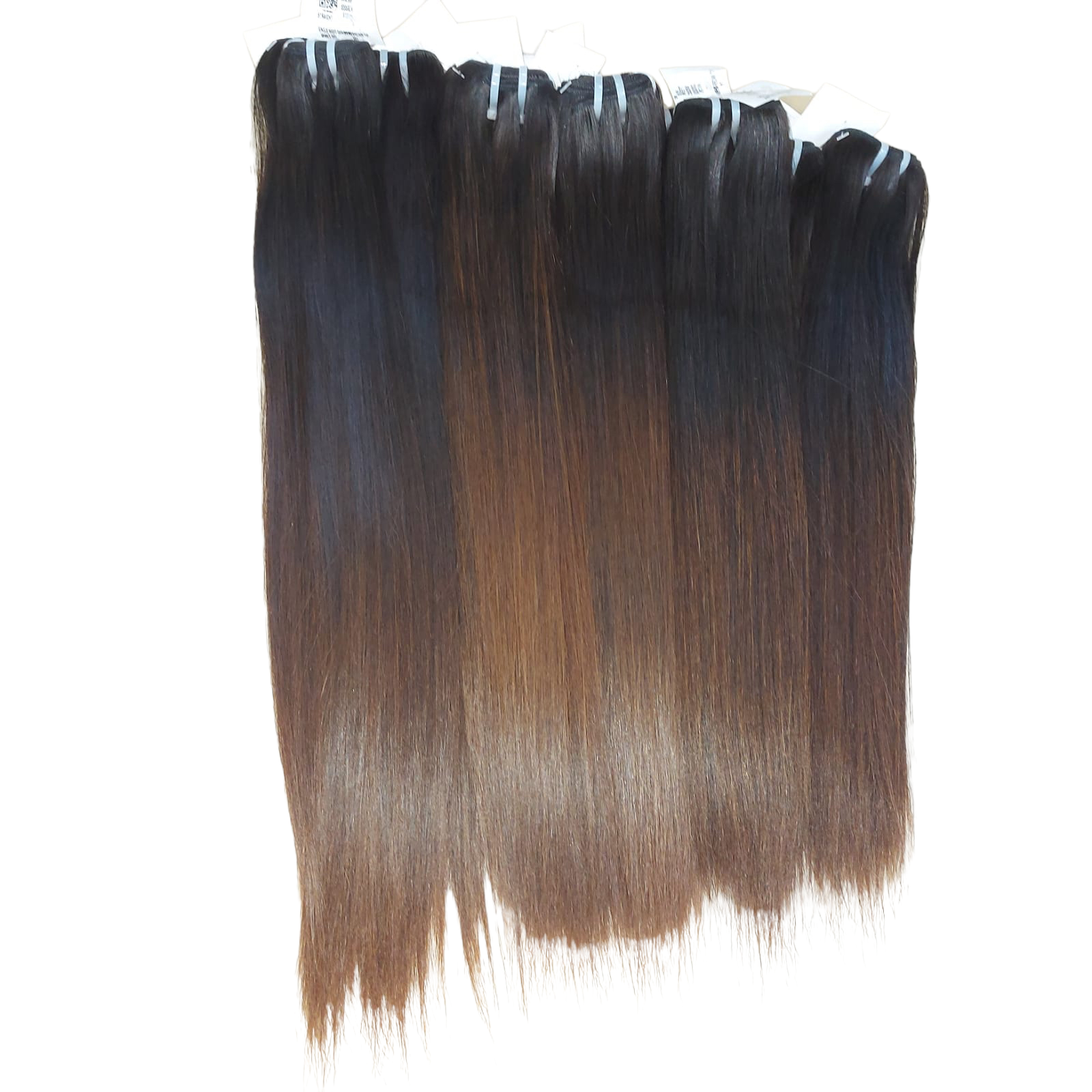 Baby thin, Single Donor Ombré Brown Vietnamese hair.