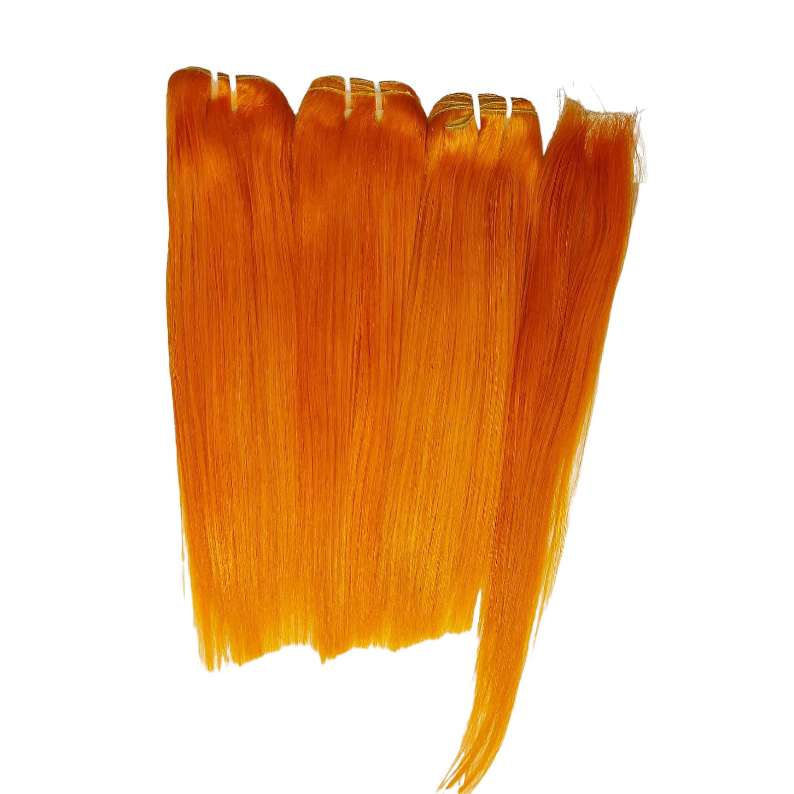 Straight Hair Single drawn 4Pcs  Set  3x 12” & 10” 2x6 Lace closure.