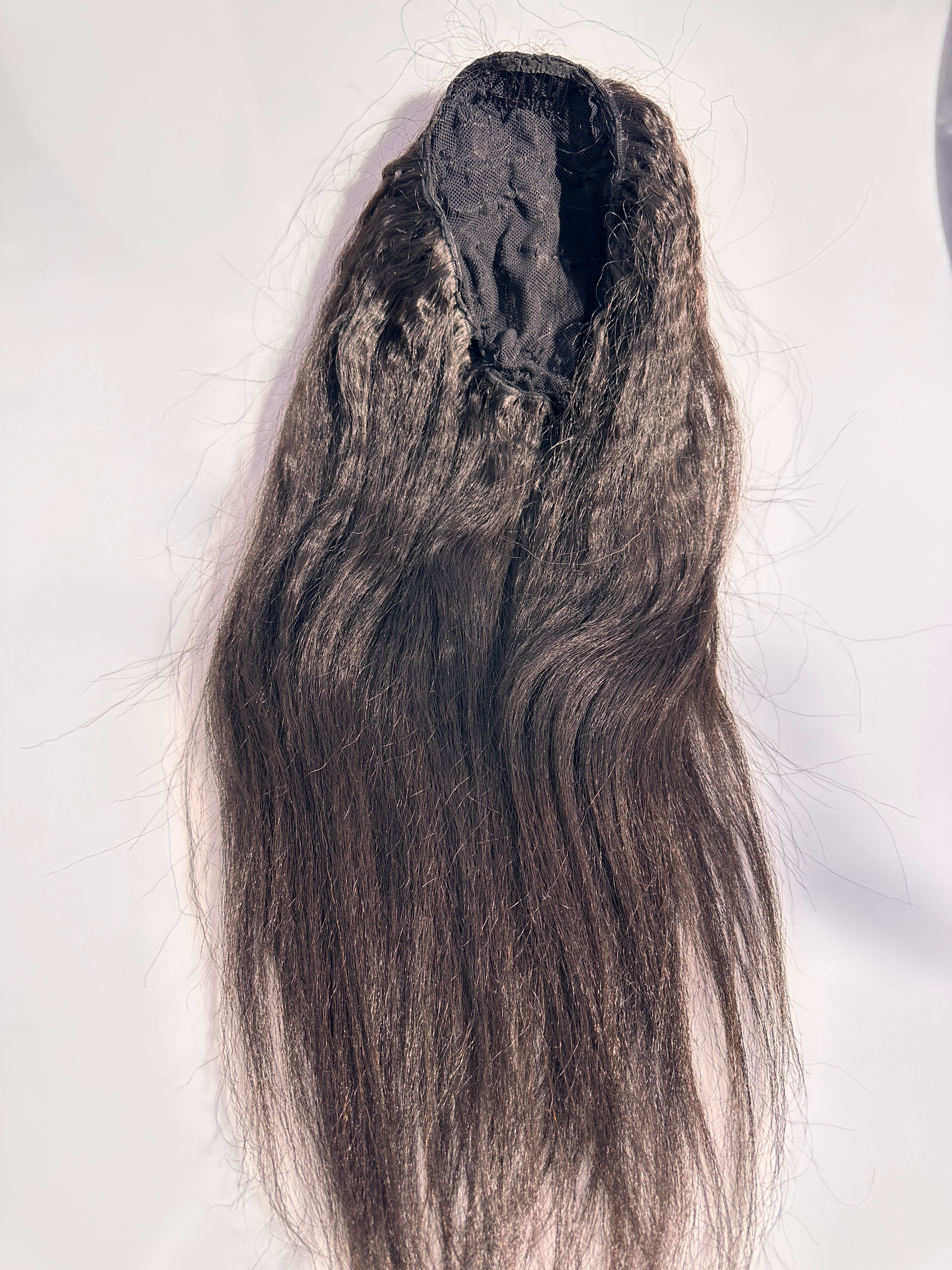 Yaki straight drawstring ponytails