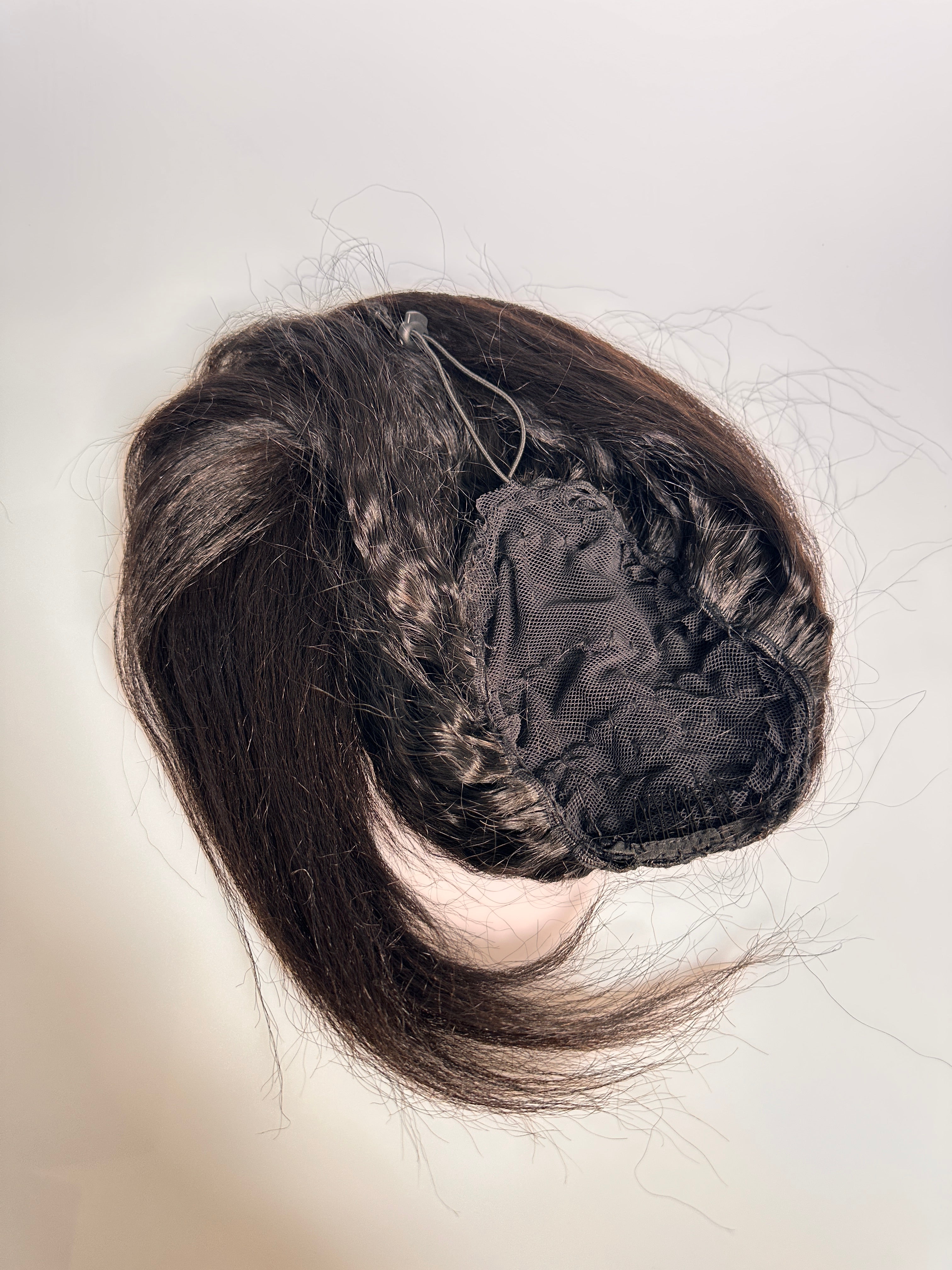 Yaki straight drawstring ponytails