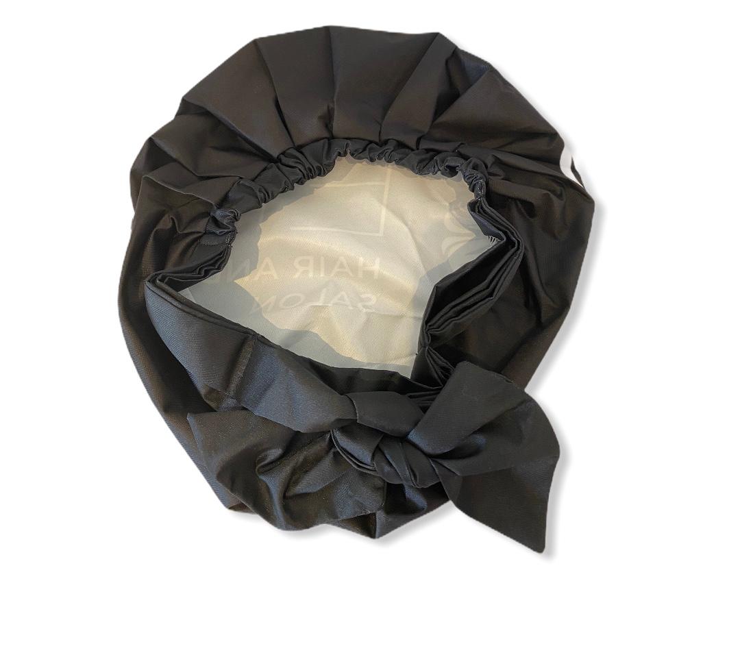 Reusable High Quality Adjustable Shower Cap/ Rain Cover, Double layerNylon, Waterproof Shower Cap