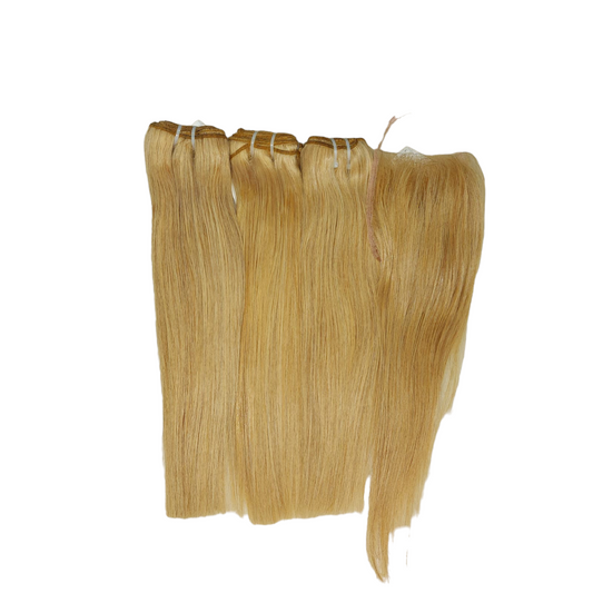 Straight hair double drawn colour #22 set of 4 (10”10”10 & 8” 4x4 closure