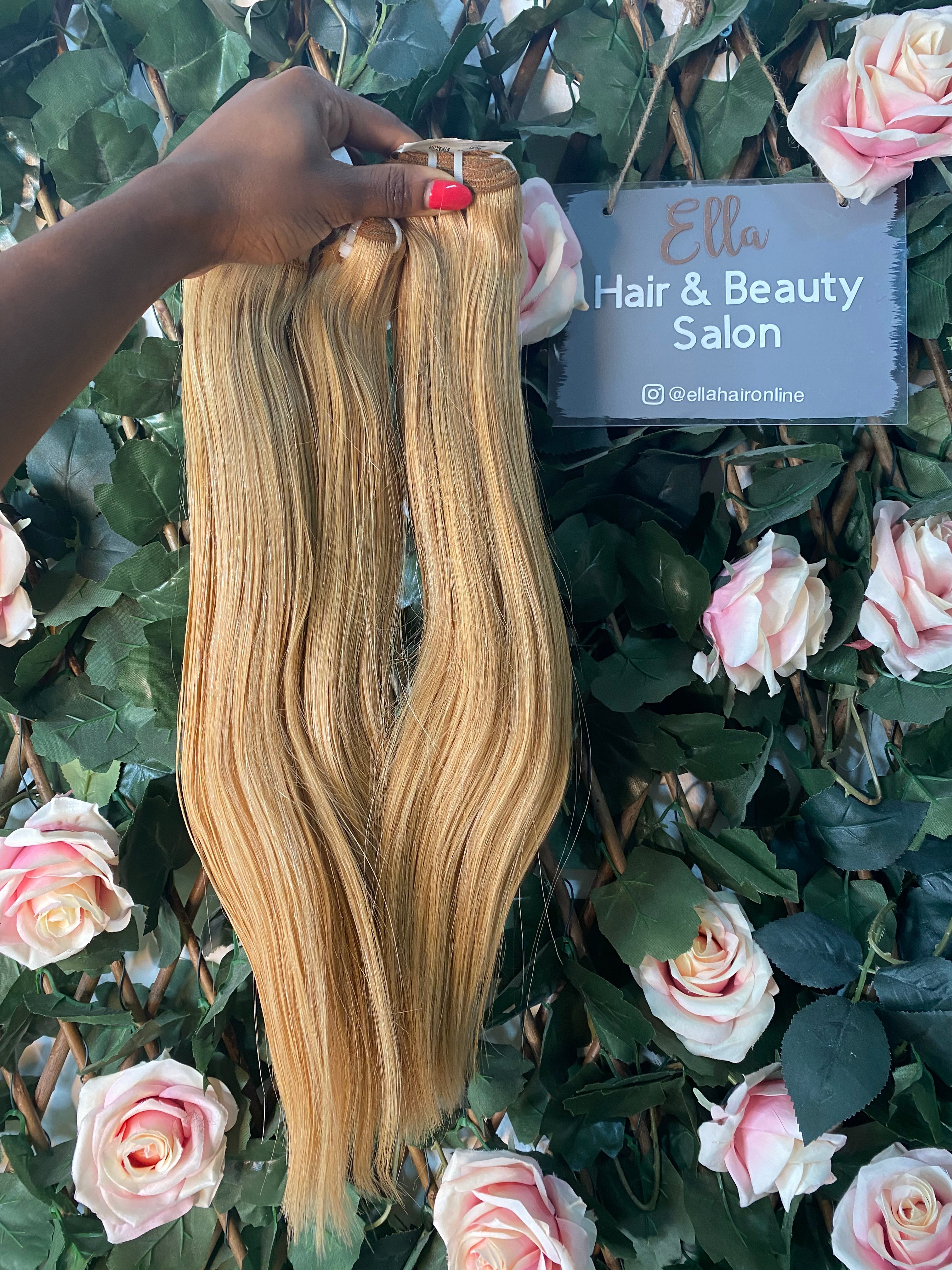 Straight blonde Vietnamese bundles #10, price is per 100g ( one bundle)